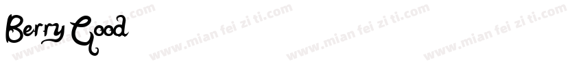 Berry Good字体转换